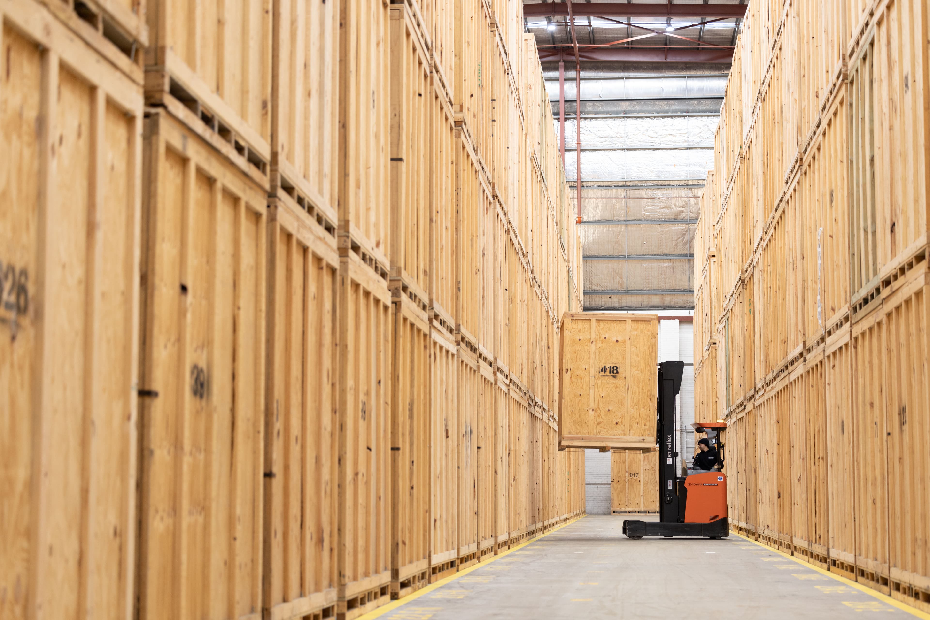 Holloway Storage Warehouse with forklift operation