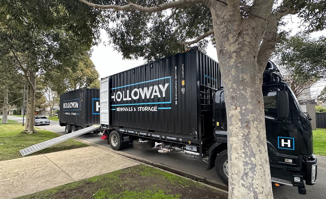 Removalist Trucks Ready to Load