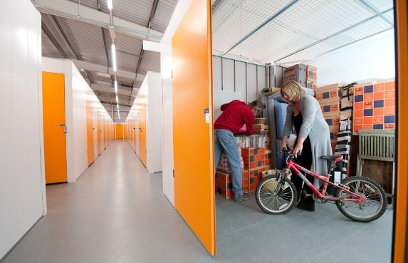 Couple Storing Items in Self-Storage Locker