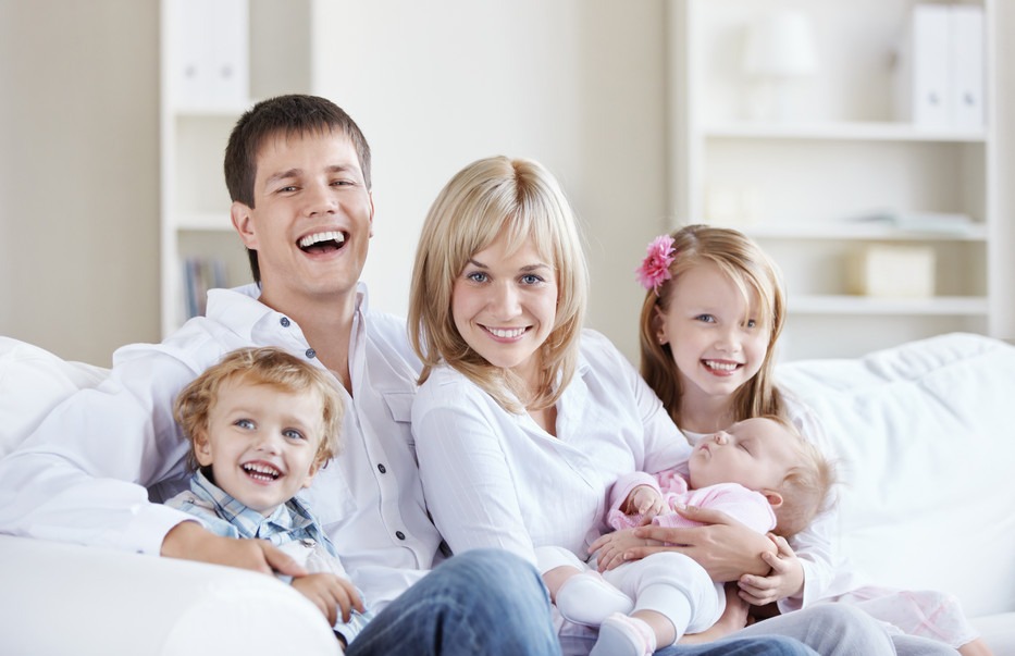 Happy Family Smiling